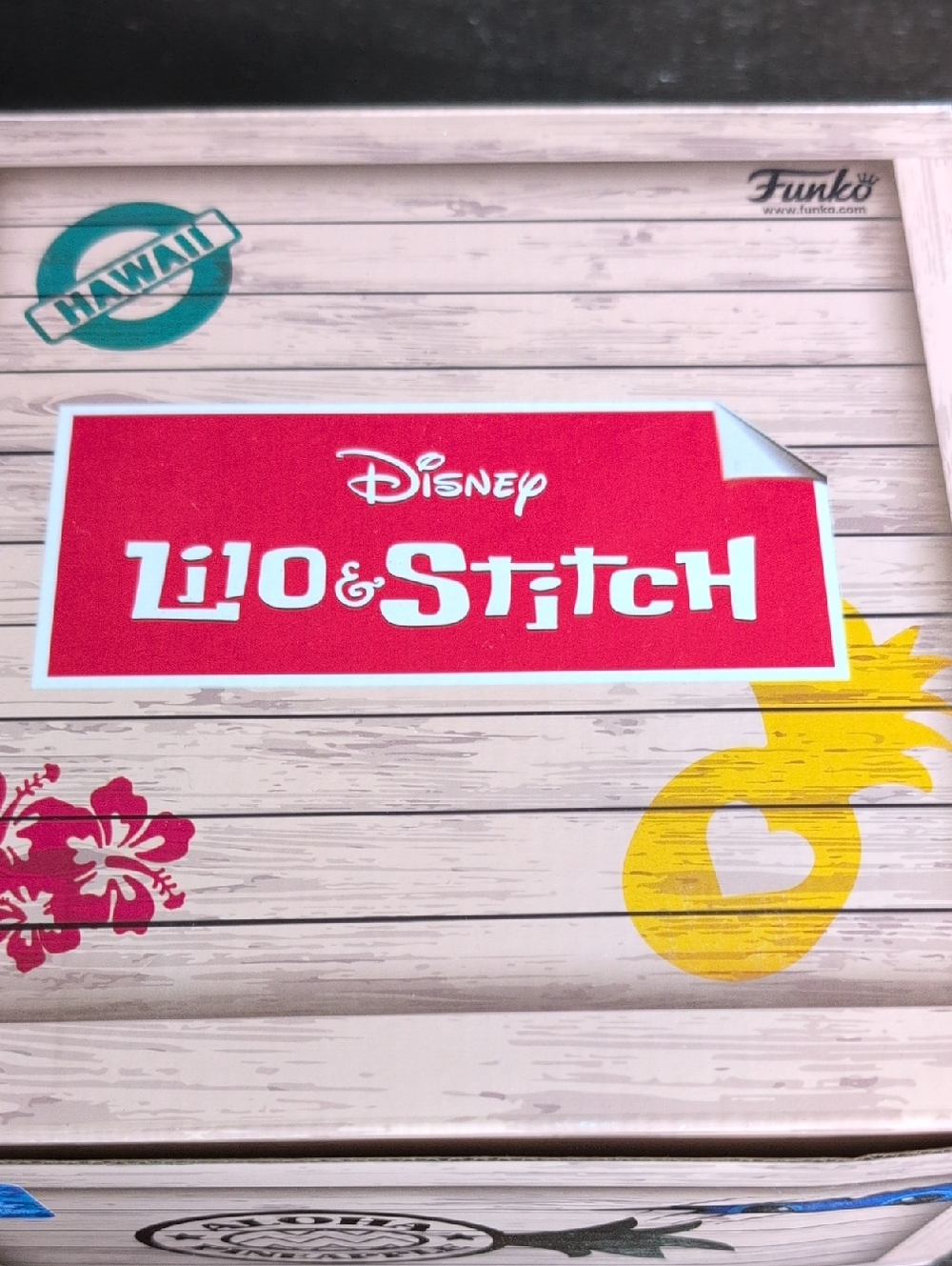 Funko Disney Lilo & Stitch Box Artwork - Red, Yellow, Teal, Pink